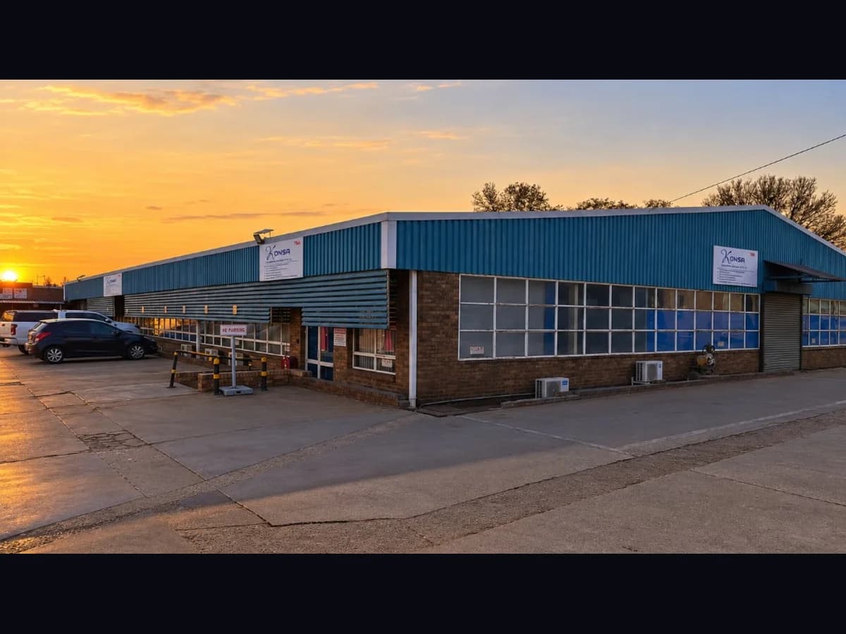 Konsa Engineering Designs facility in Boksburg East, Gauteng